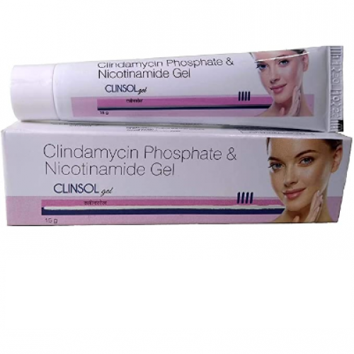 Clinsol Gel Anti-acne Gel for Acne & Pimples Free Skin 15g Pack of 3